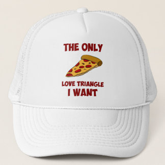 Gorra De Camionero Rebanada de la pizza - el único triángulo de amor