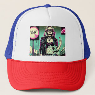 Gorra De Camionero Rebel Girl – I Do Not Follow Rules