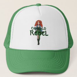 Gorra De Camionero Rebelde Esmeralda