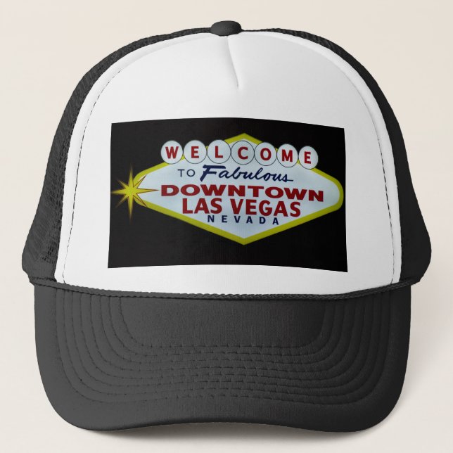 Gorra De Camionero Recepción a Las Vegas céntrico (Anverso)