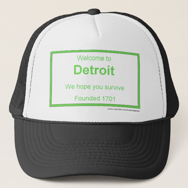 Gorra De Camionero Recepción de Detroit (Anverso)