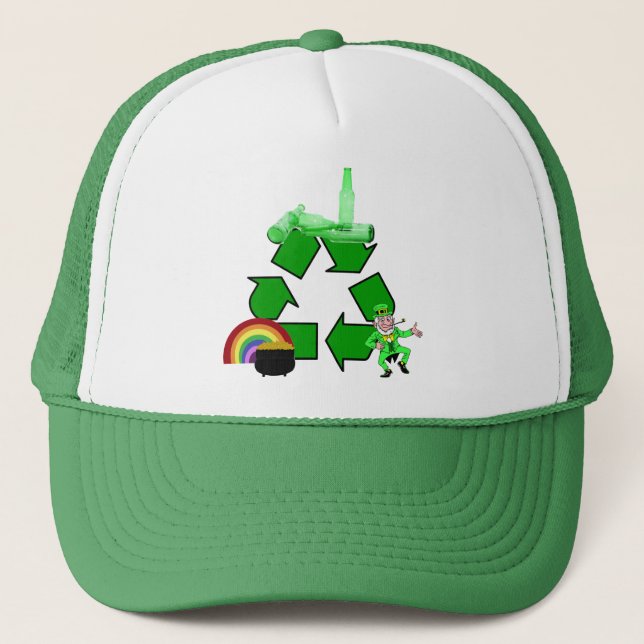 Gorra De Camionero Reciclado irlandés (Anverso)