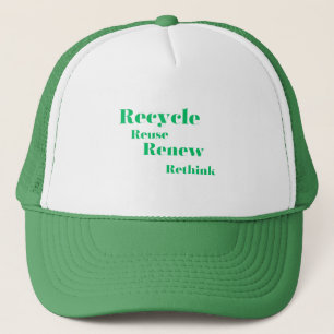 Gorra De Camionero Reciclar reutilizar repensar