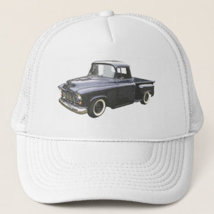 Gorra De Camionero Recogida 1956 de Chevrolet del negro