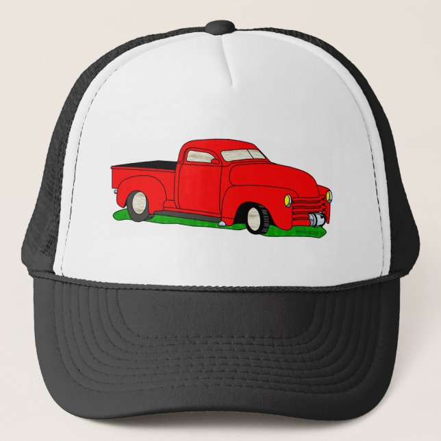 Gorra De Camionero Recogida Chevy personalizada de 1950 (Anverso)