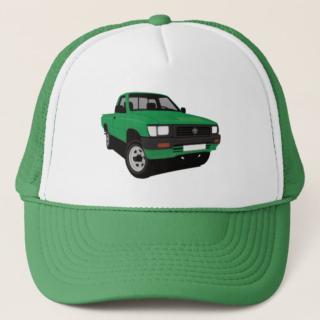 Gorra De Camionero Recogida verde de Hilux (Anverso)