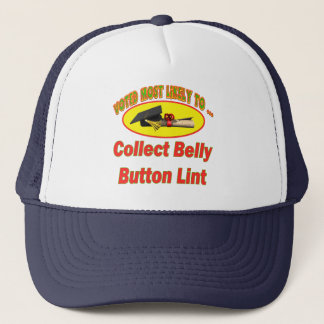 Gorra De Camionero Recoja la pelusa del ombligo
