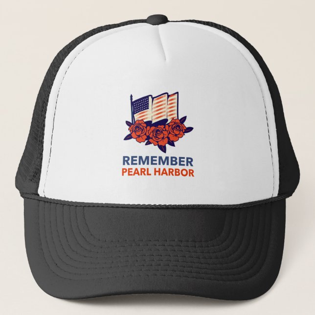 Gorra De Camionero Recordar Pearl Harbor (Anverso)