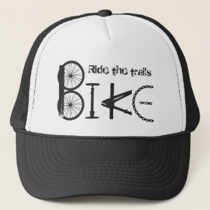 Gorra De Camionero Recorre los senderos en bicicleta inspiracional mo