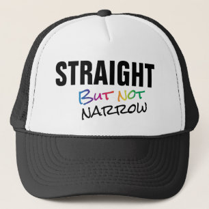 Gorra De Camionero Recto pero no estrecho aliado LGBTQ+