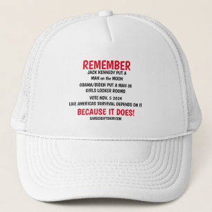 GORRA DE CAMIONERO RECUERDA VOTAR