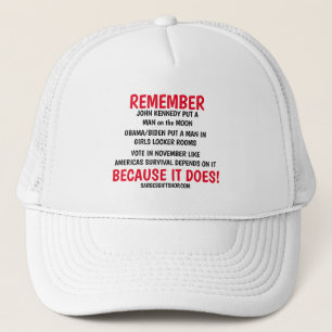 GORRA DE CAMIONERO RECUERDA VOTAR