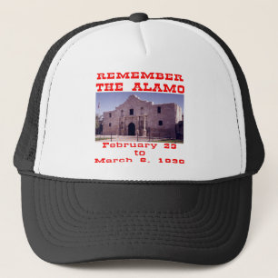 Gorra De Camionero Recuerde el Álamo #001