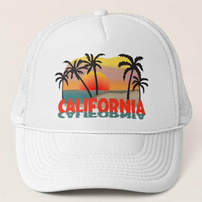 Gorra De Camionero Recuerdo de California (Anverso)