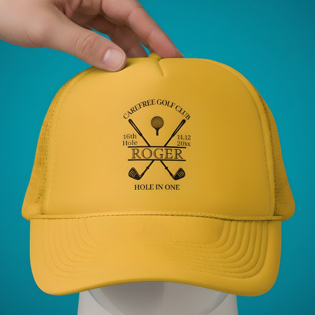 Gorra De Camionero Recuerdo de hoyo en uno de golf (Subido por el creador)