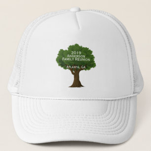Gorra De Camionero Recuerdo de la reunión de familia del árbol de