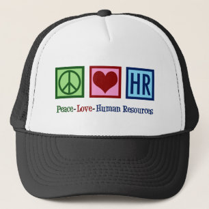 Gorra De Camionero Recursos humanos hora del amor de la paz