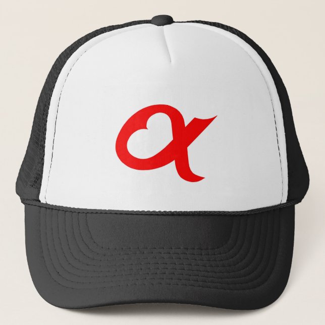 Gorra De Camionero Red alpheart (Anverso)
