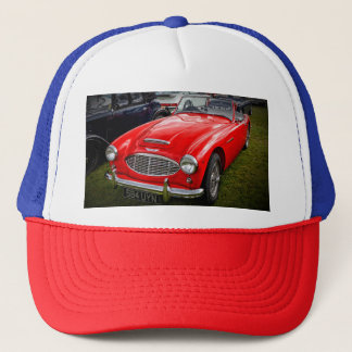 Gorra De Camionero Red Austin Healey 3000 clásico coche deportivo