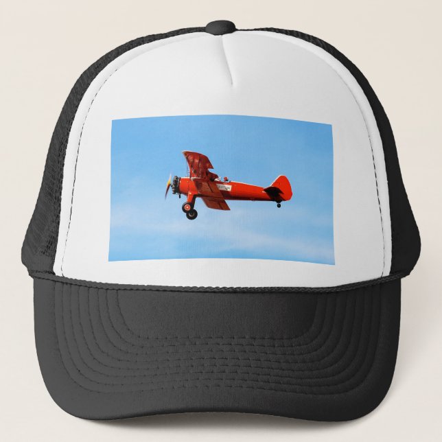 Gorra De Camionero Red Baron Bi Plane (Anverso)