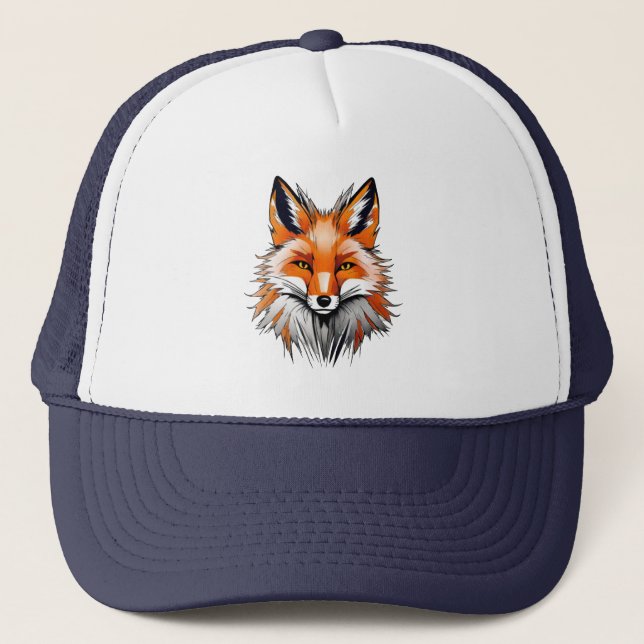 Gorra De Camionero Red Fox Trucker Hat (Anverso)