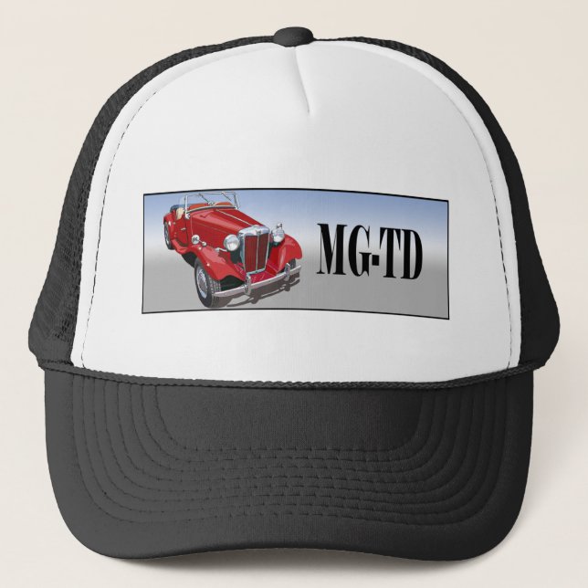 Gorra De Camionero Red MG TD (Anverso)