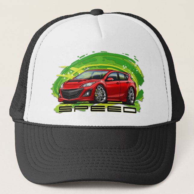 Gorra De Camionero Red_Speed3 (Anverso)