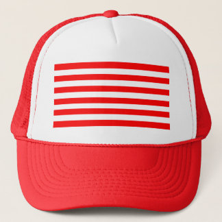 Gorra De Camionero Red Striped