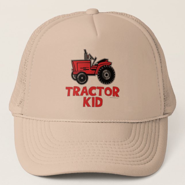 Gorra De Camionero Red Tractor Kid (Anverso)