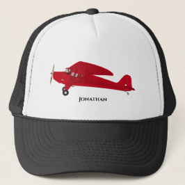 Gorra De Camionero Red Vintage Aircraft Baseball Trucker Hats