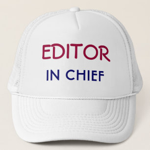 Gorra De Camionero Redactor jefe