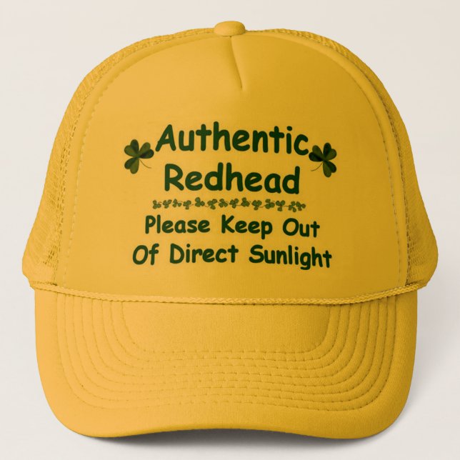 Gorra De Camionero Redhead auténtico (Anverso)