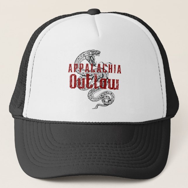 Gorra De Camionero Redneck Appalachia Outlaw (Anverso)