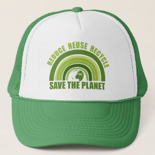 Gorra De Camionero Reducir el reciclaje de reutilización