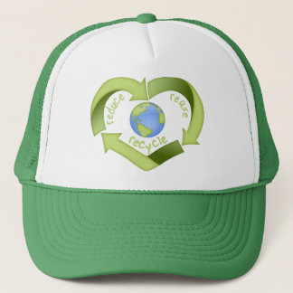 Gorra De Camionero Reduzca, reutilice, recicle