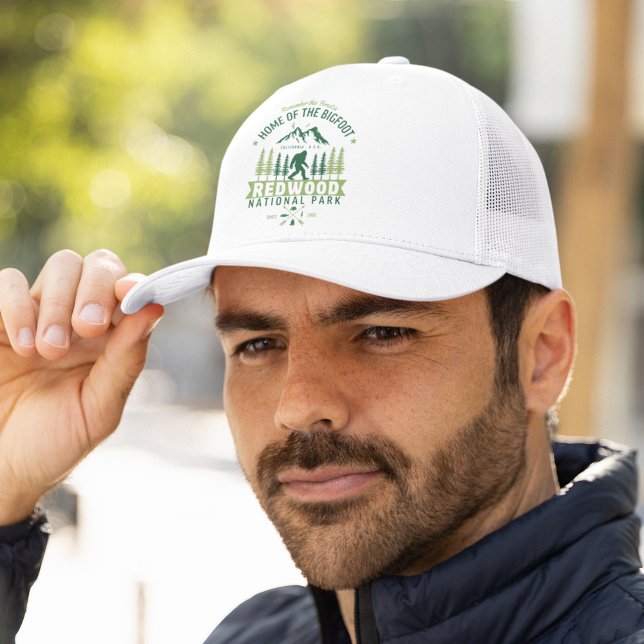 Gorra De Camionero Redwood National Park California Bigfoot Home (Subido por el creador)
