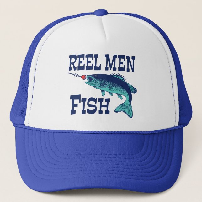 Gorra De Camionero Reel Men Fish (Anverso)