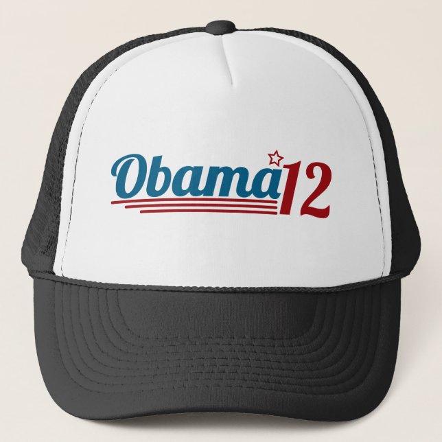 Gorra De Camionero Reelija a Obama '12 (Anverso)