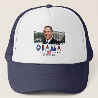 Gorra De Camionero Reelija el engranaje de presidente Obama Election