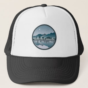 Gorra De Camionero Reflexión de Colorado sobre el embalse de caballos
