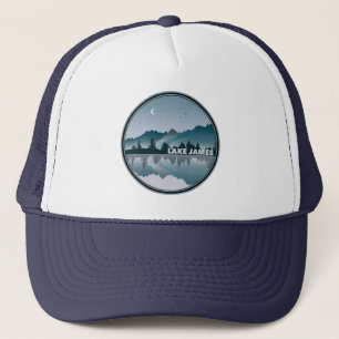 Gorra De Camionero Reflexión sobre el lago James Carolina del Norte