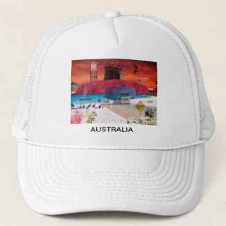 Gorra De Camionero REFLEXIONES de la roca    de la onza Uluru Ayers