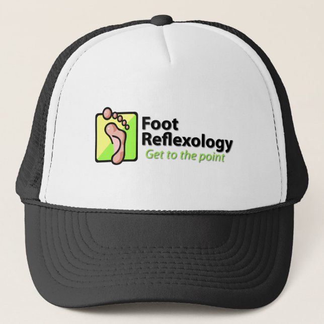 Gorra De Camionero Reflexología de los pies (Anverso)