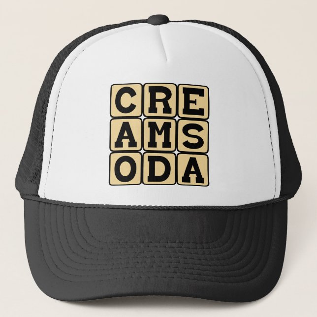 Gorra De Camionero Refresco de Crema de Soda (Anverso)