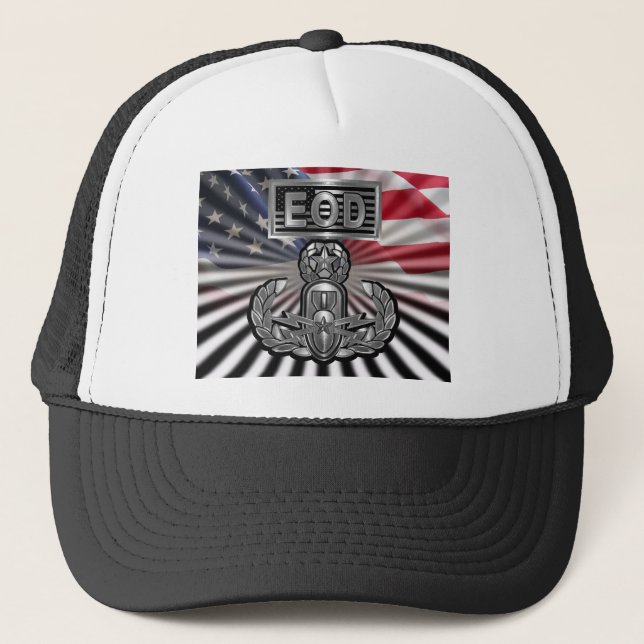 Gorra De Camionero Regalo conmemorativo "EOD Master Blaster" (Anverso)
