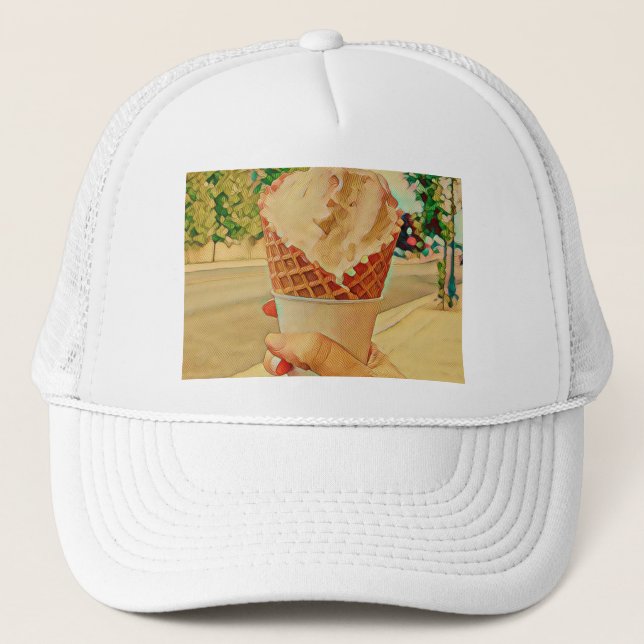 Gorra De Camionero Regalo de amante de los helados (Anverso)