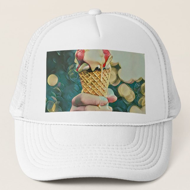 Gorra De Camionero Regalo de amante de los helados (Anverso)