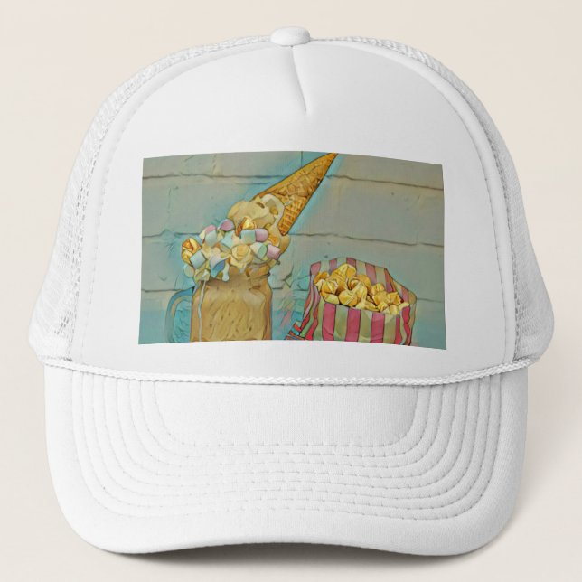 Gorra De Camionero Regalo de amante de los helados (Anverso)