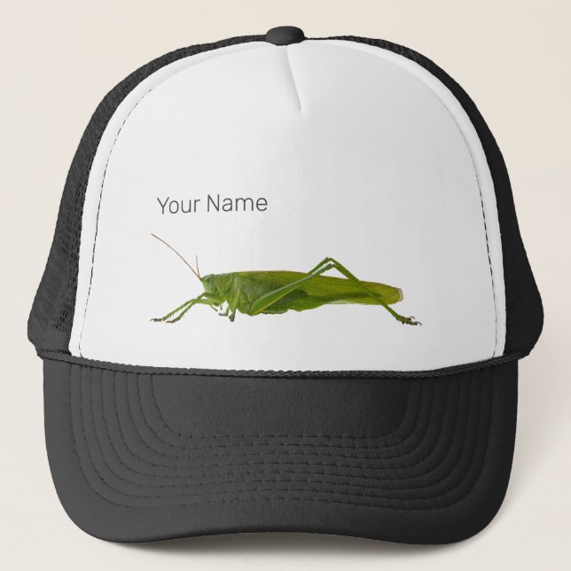 Gorra De Camionero Regalo de animales de los insectos de Grasshopper  (Anverso)