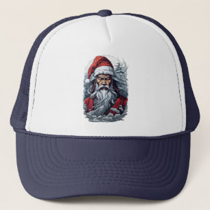 Gorra De Camionero Regalo de arte de los Navidades de Samurai Santa W